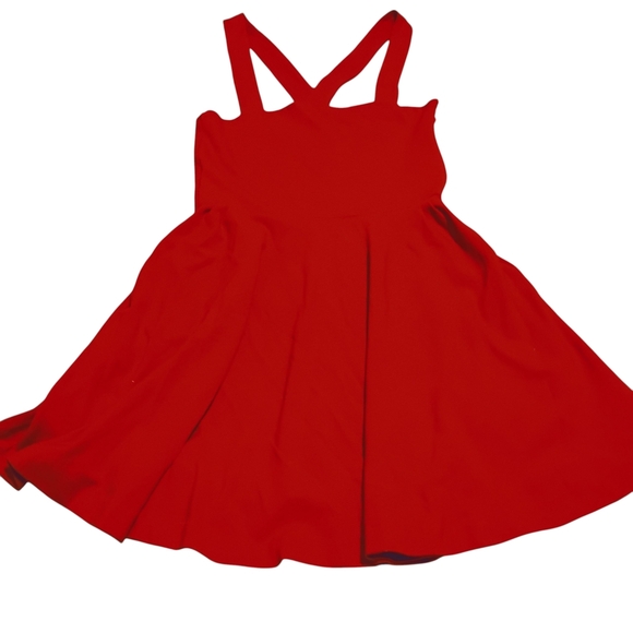 Zara Basic | Evening Collection | Vibrant Red Mini Dress | Size Medium - Picture 2 of 7